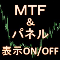 ボリンジャーバンドの±１σMTFと移動平均線MTFの表示ON/OFFとpips表示　【株式・FX・投資